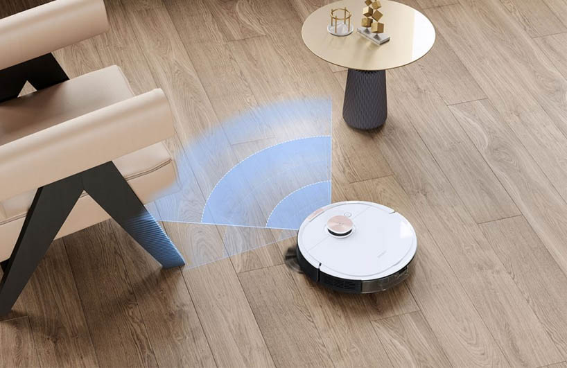 robot hút bụi quay vòng tròn