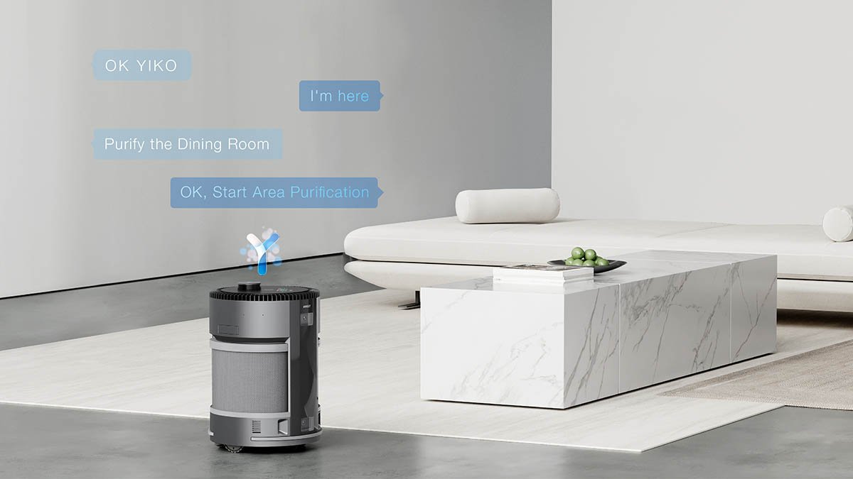 robot lọc không khí ecovacs